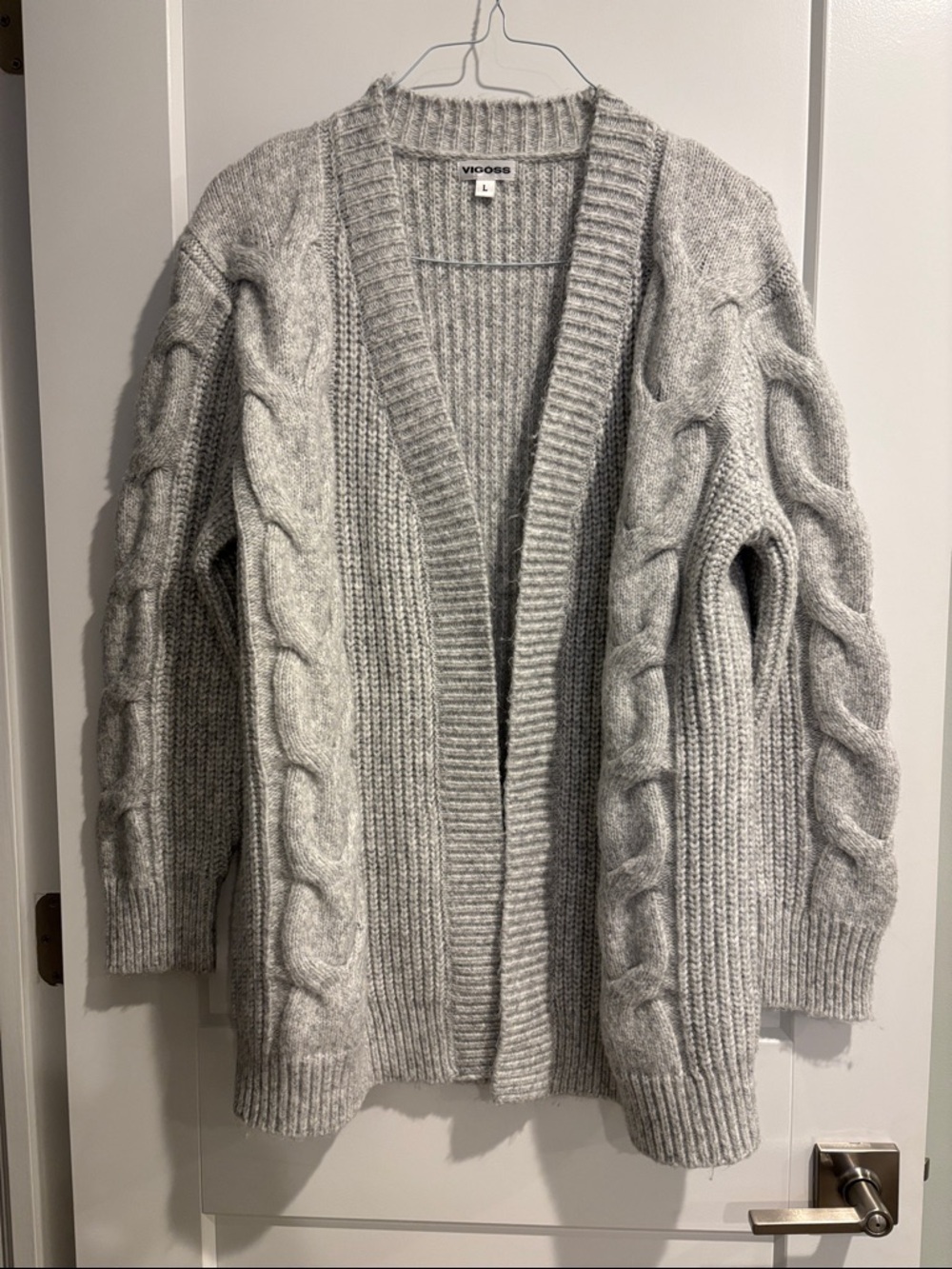 Vigoss Women’s Long Sleeve Cardigan Large